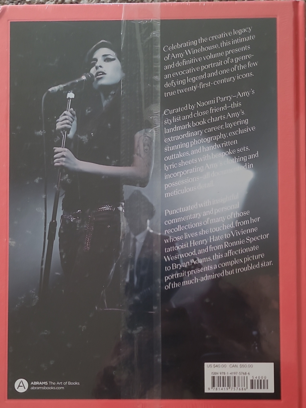 Beyond Black by Amy Winehouse — Red Hardcover Book - Picture 2 of 2